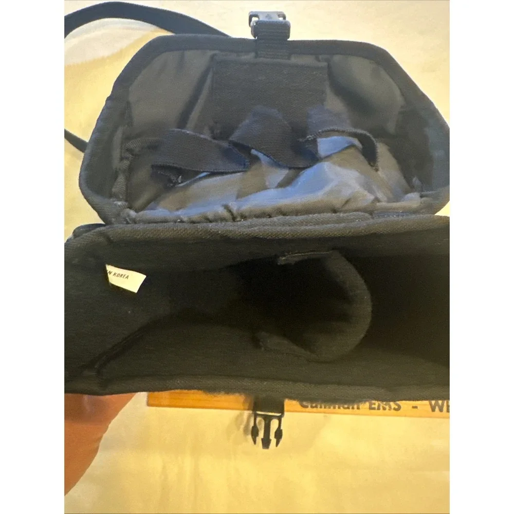 Vintage KOA Black Padded Nylon Camera Bag With Strap And Inside Divider
